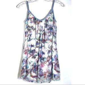 Women’s Lavender Brown Floral dress Sz S